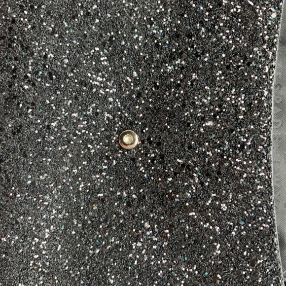 KATE SPADE Clutch Envelope Black Glitter Large - Picture 7 of 7